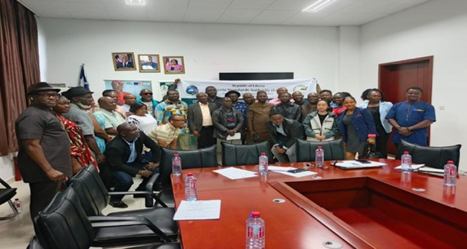 Participants pose for photo