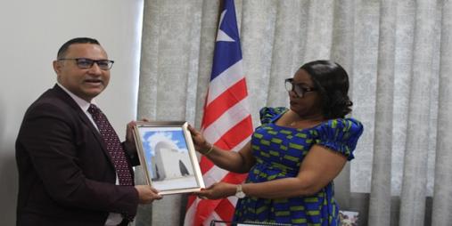 (L-R): Pakistani Ambassador HE, Mahmood Akhtar Mahmood & Minister Dagoseh